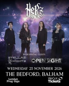 Stellar Knights supporting HEKZ at The Bedford London – 25 November 2026